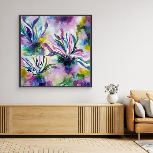 Forever in Bloom - Framed Canvas Print by Susan Wooler