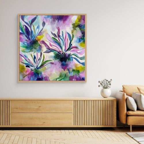 Forever in Bloom - Framed Canvas Print by Susan Wooler