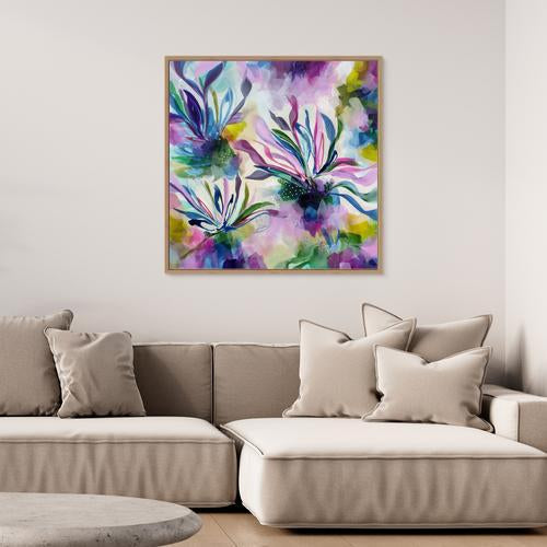 Forever in Bloom - Framed Canvas Print by Susan Wooler