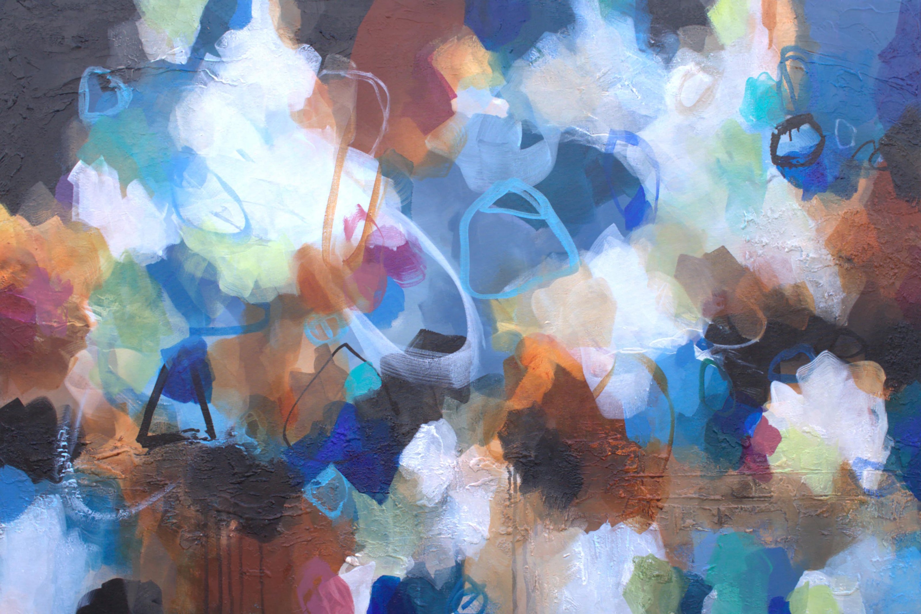 Feel the Earth Beneath Your Feet - Original Painting by Susan Wooler
