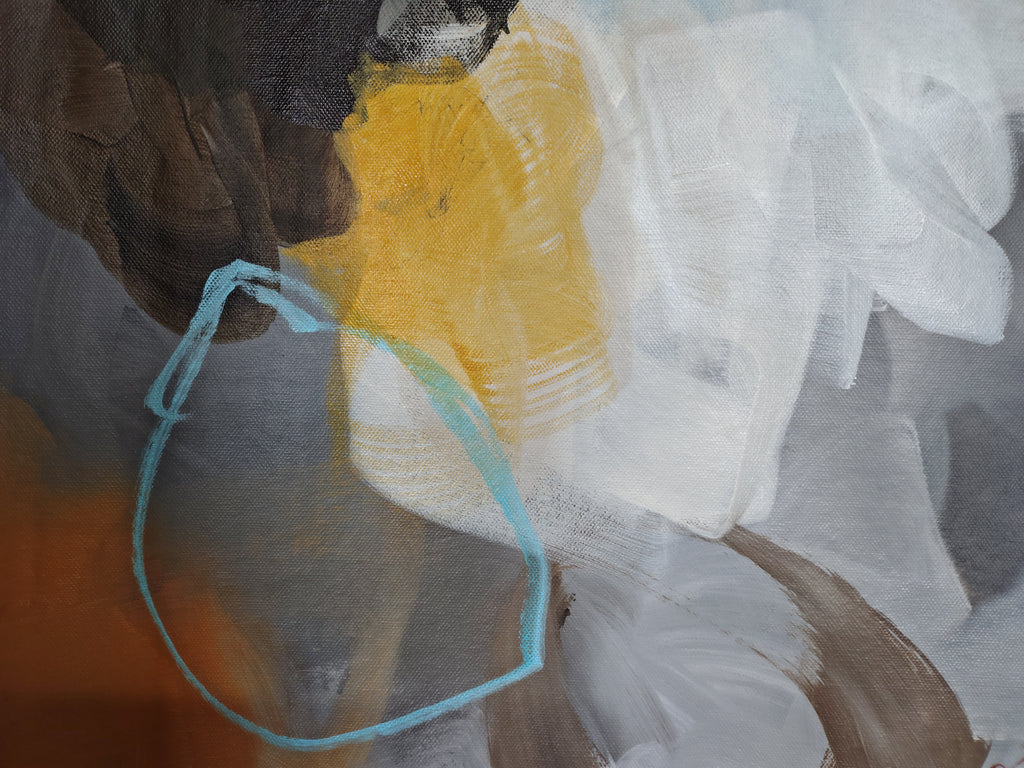 A Warm Glow Diptych - Original Painting by Susan Wooler