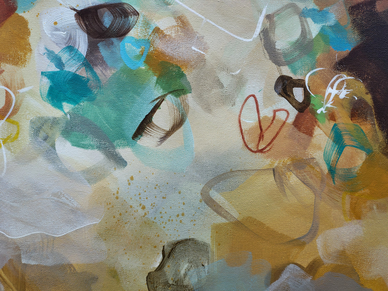 Golden Nectar - Original Painting by Susan Wooler