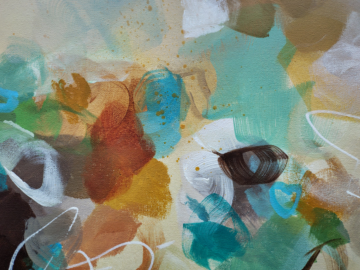 Golden Nectar - Original Painting by Susan Wooler