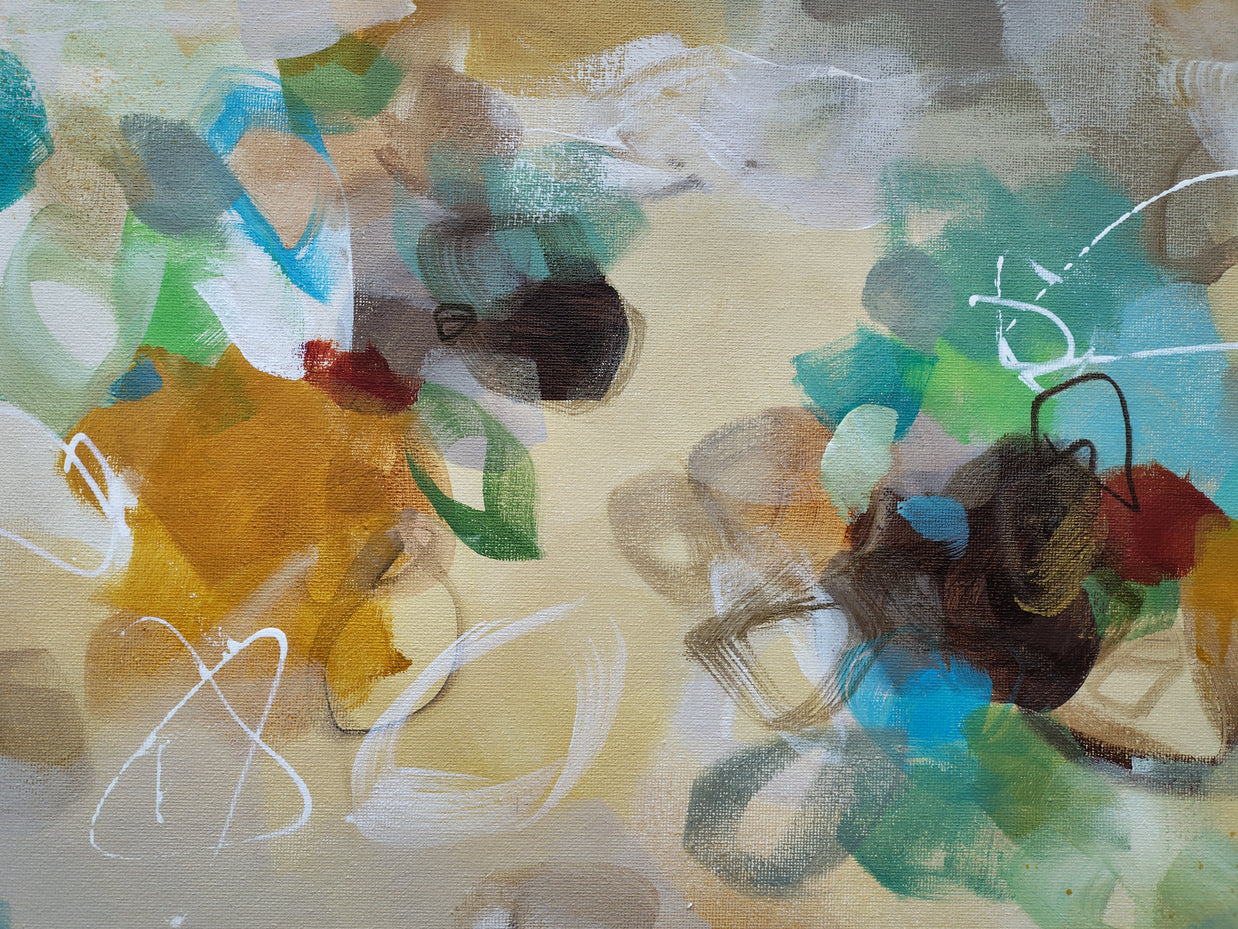 Golden Nectar II - Original Painting by Susan Wooler