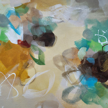 Golden Nectar II - Original Painting by Susan Wooler