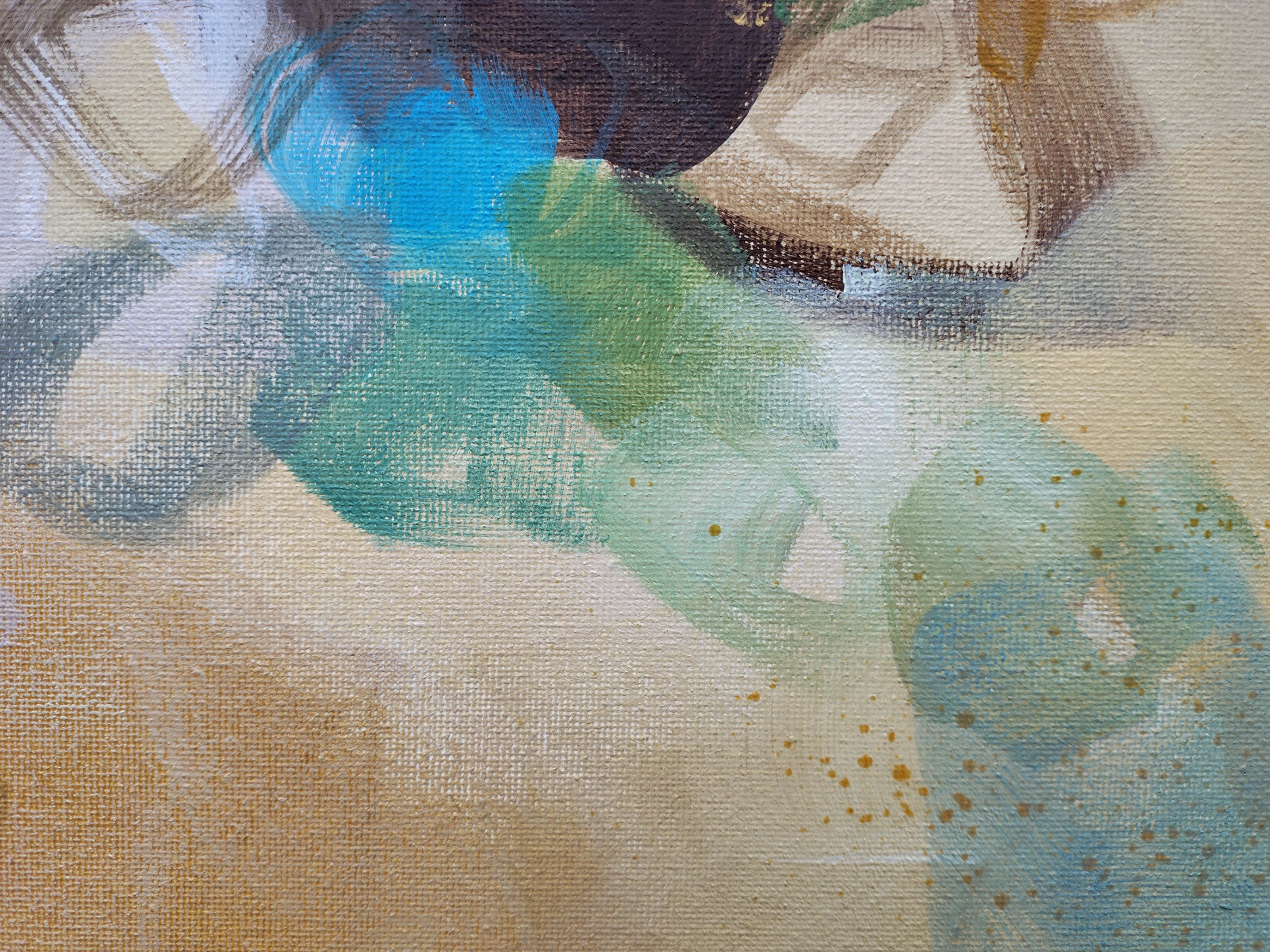 Golden Nectar II - Original Painting by Susan Wooler