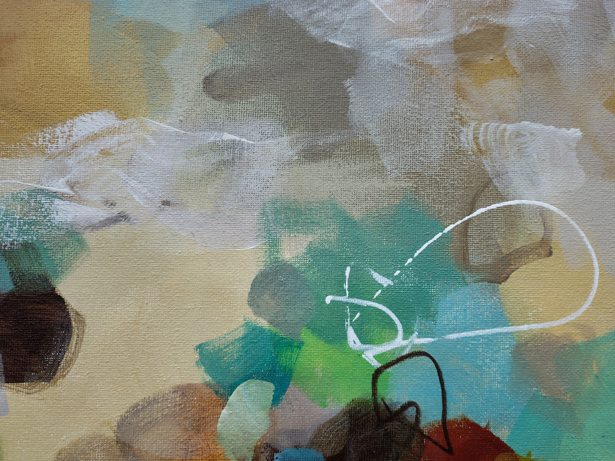 Golden Nectar II - Original Painting by Susan Wooler