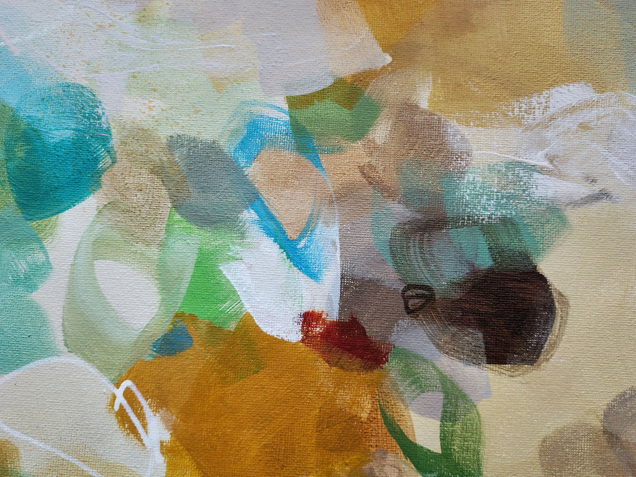 Golden Nectar II - Original Painting by Susan Wooler