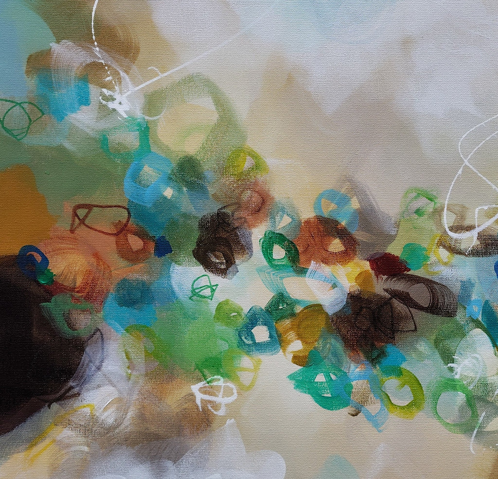 Golden Nectar III - Original Painting by Susan Wooler