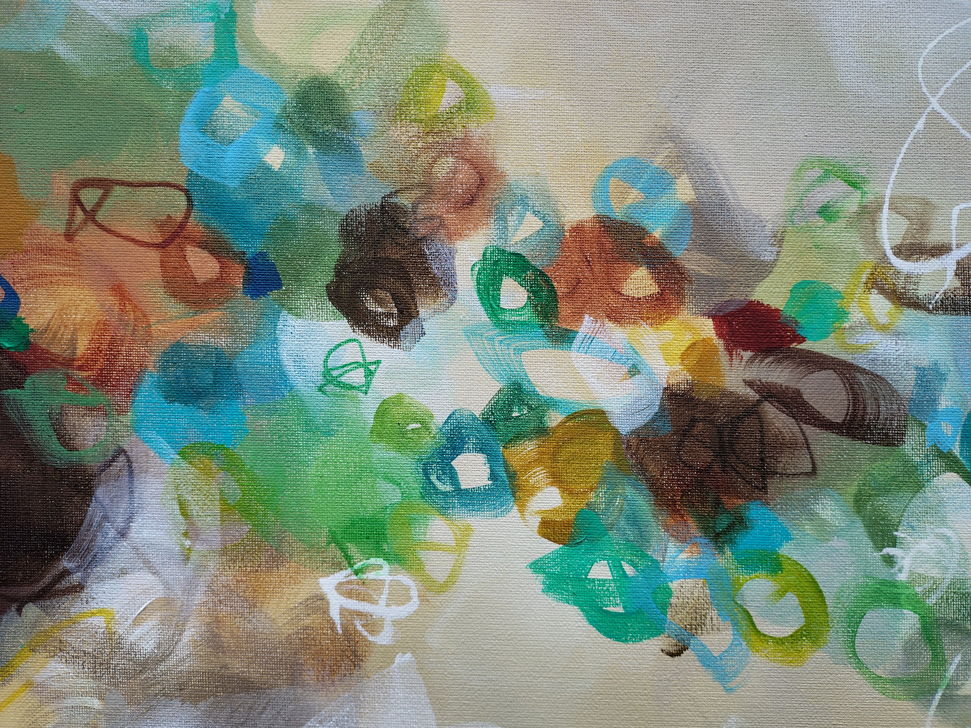 Golden Nectar III - Original Painting by Susan Wooler