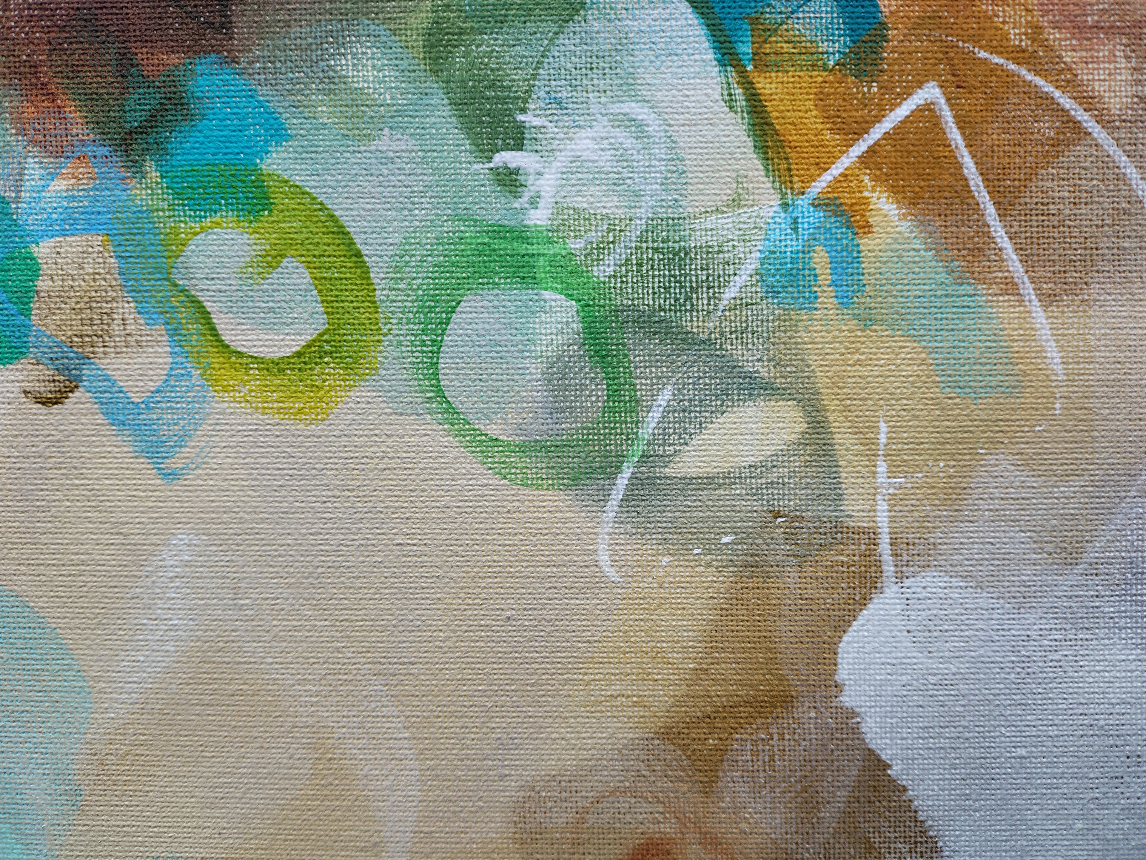 Golden Nectar III - Original Painting by Susan Wooler