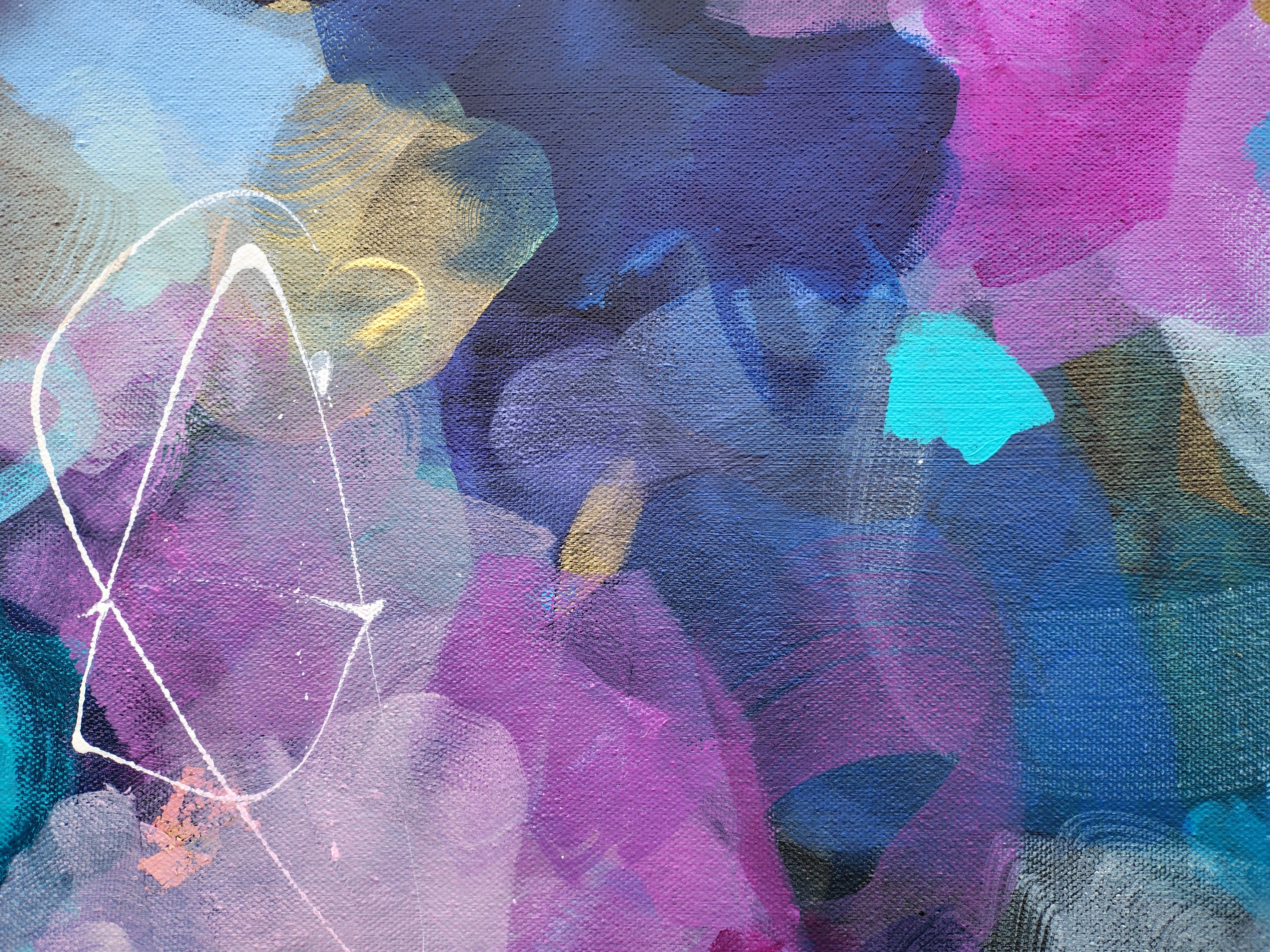 The Evening Came Alive - Original Painting by Susan Wooler
