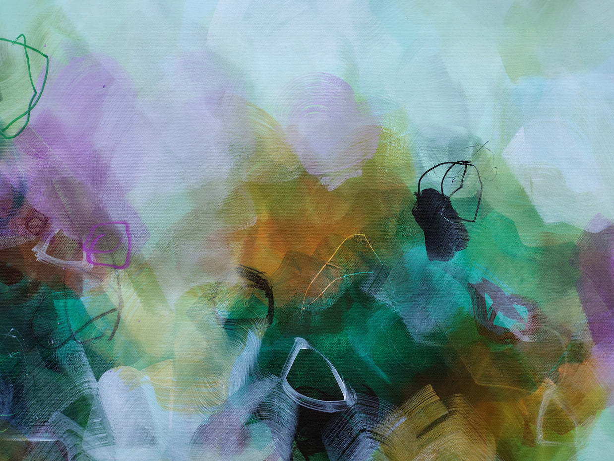 Whispers in the Forest - Original Painting by Susan Wooler