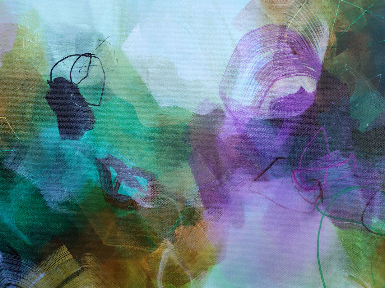 Whispers in the Forest - Original Painting by Susan Wooler