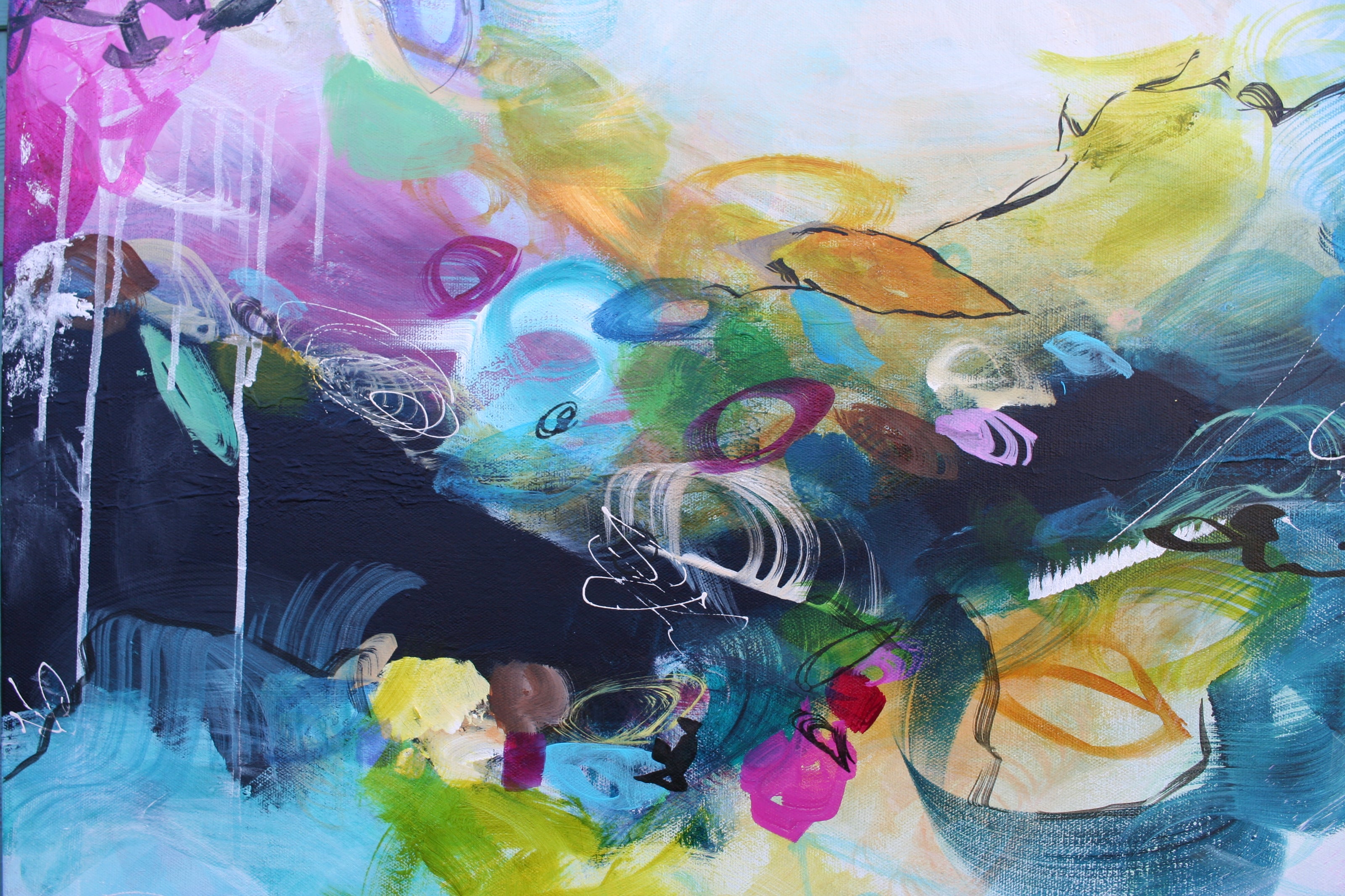 Wild Nights - Original Painting by Susan Wooler