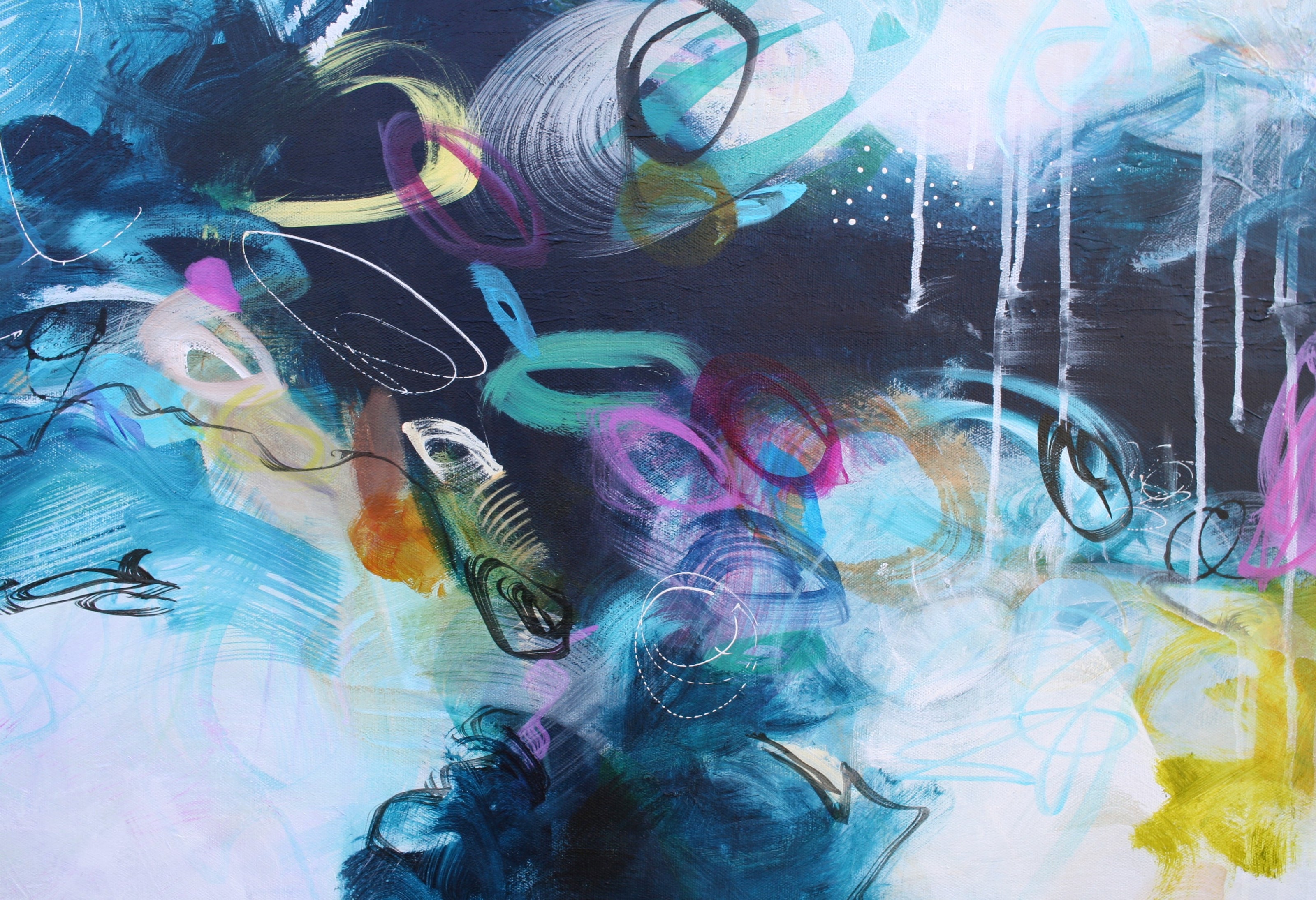 Wild Nights - Original Painting by Susan Wooler