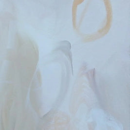 Abstract art with circular shapes and soft colors on a light background