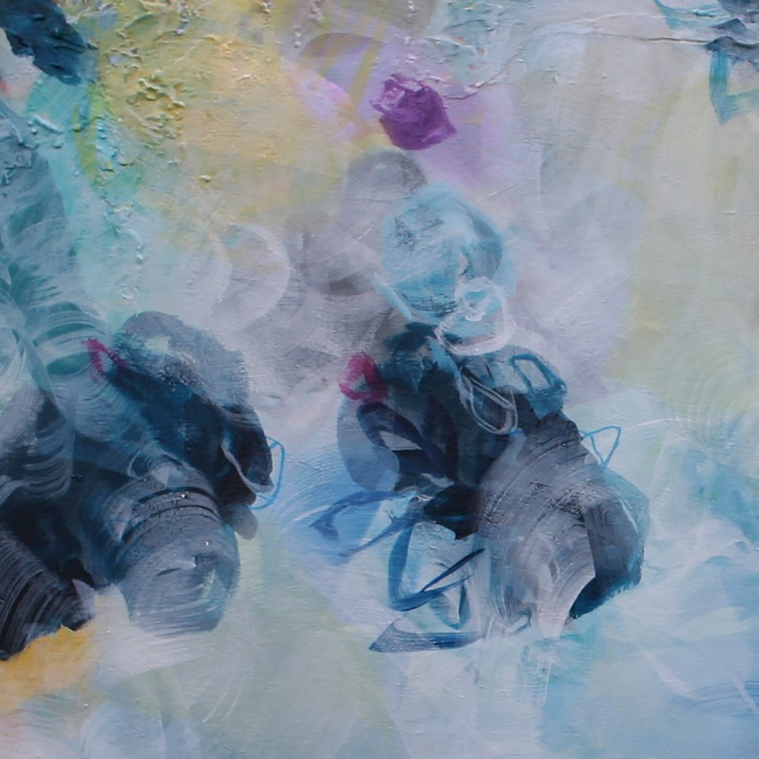 Petunia Blooms - Original Painting by Susan Wooler