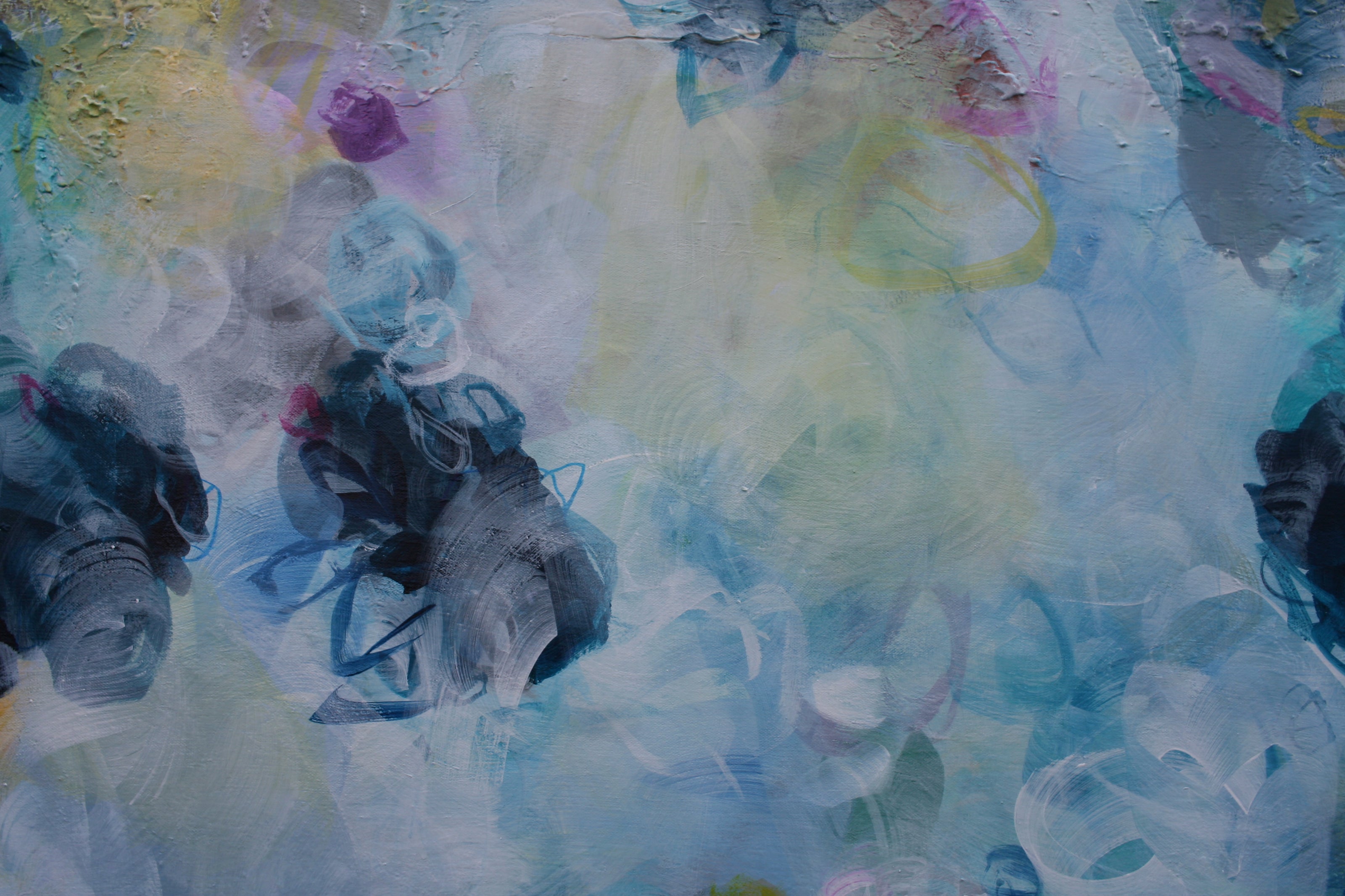Petunia Blooms - Original Painting by Susan Wooler