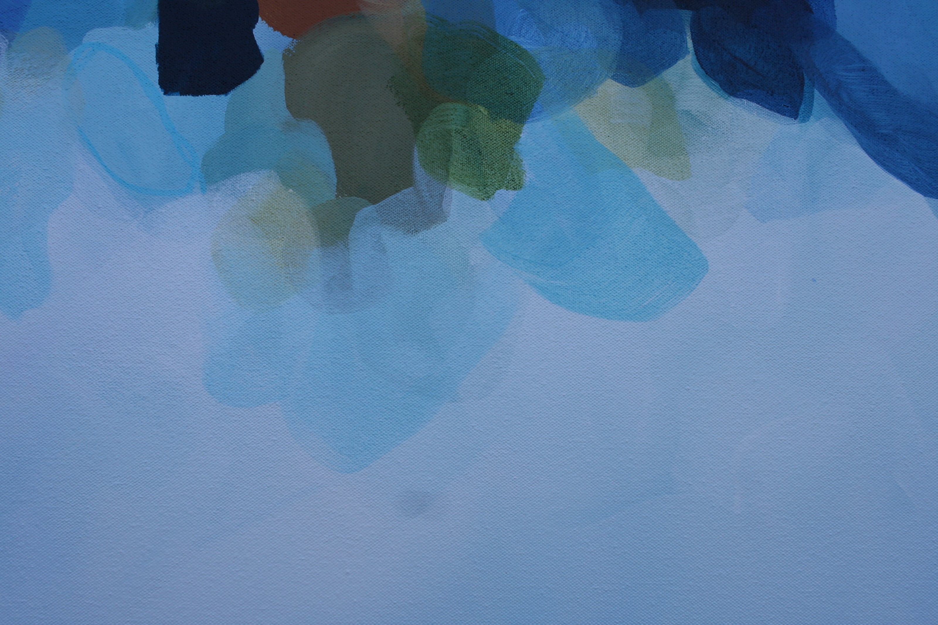 Blue Clouds - Original Painting by Susan Wooler