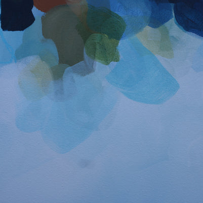 Blue Clouds - Original Painting by Susan Wooler