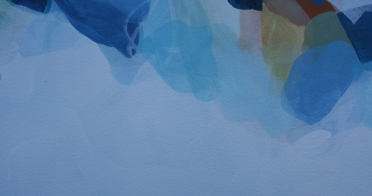 Blue Clouds - Original Painting by Susan Wooler