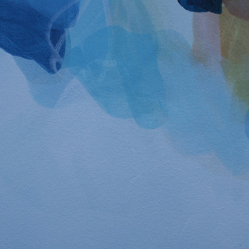 Blue Clouds - Original Painting by Susan Wooler
