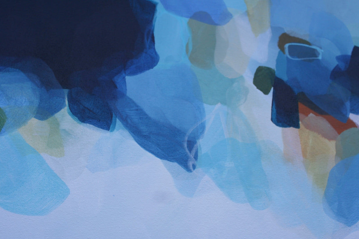 Blue Clouds - Original Painting by Susan Wooler
