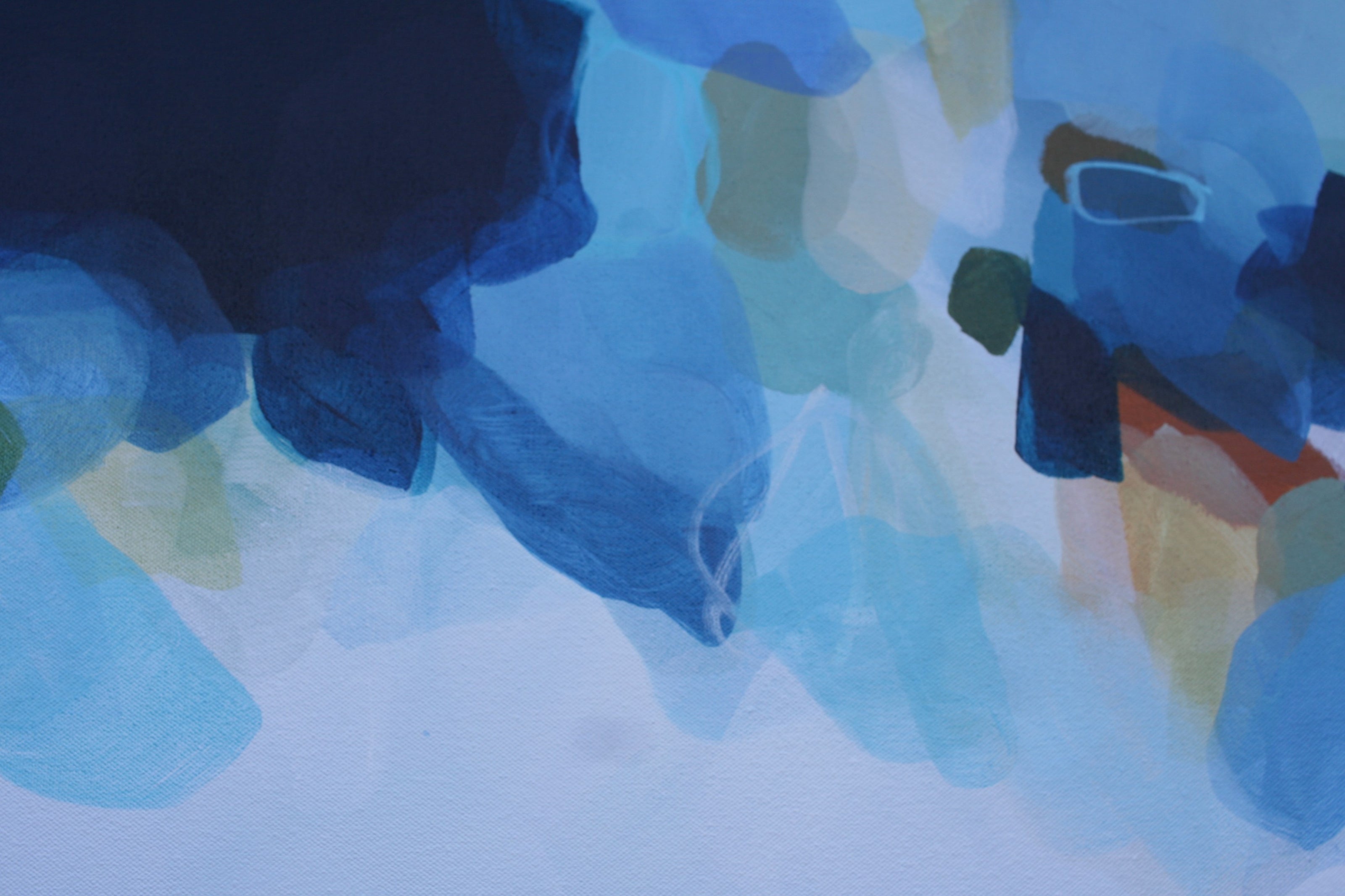 Blue Clouds - Original Painting by Susan Wooler