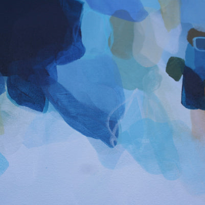 Blue Clouds - Original Painting by Susan Wooler