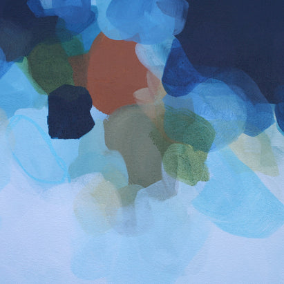 Blue Clouds - Original Painting by Susan Wooler