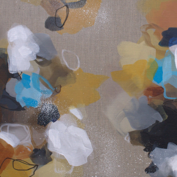 Moving Forward Triptych - Original Painting by Susan Wooler