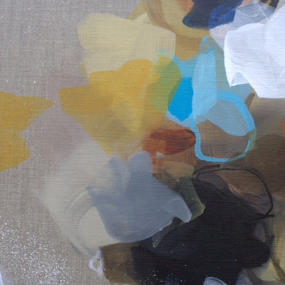 Moving Forward Triptych - Original Painting by Susan Wooler