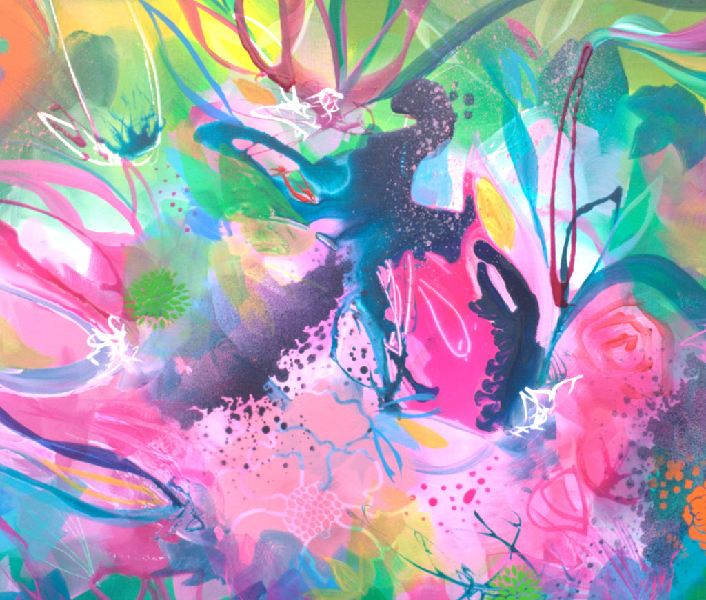 Feel As Free As The Wildflowers - Original Painting by Susan Wooler