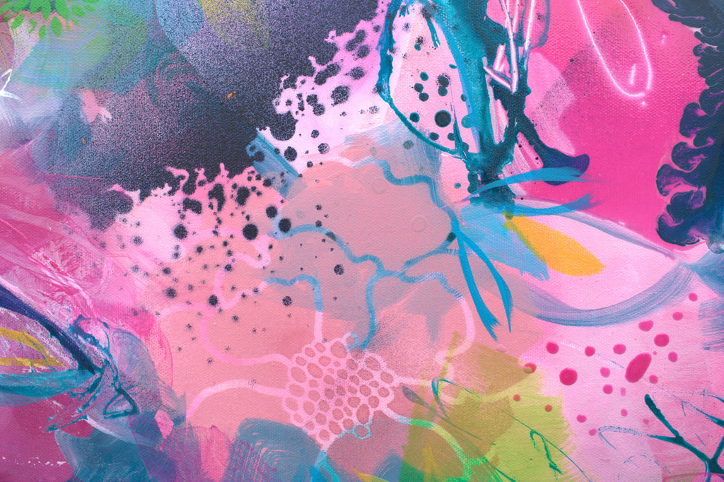 Feel As Free As The Wildflowers - Original Painting by Susan Wooler