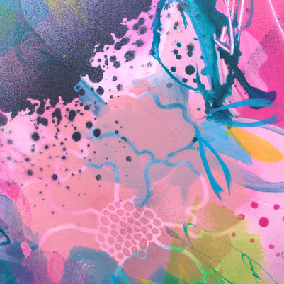 Feel As Free As The Wildflowers - Original Painting by Susan Wooler