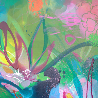 Feel As Free As The Wildflowers - Original Painting by Susan Wooler