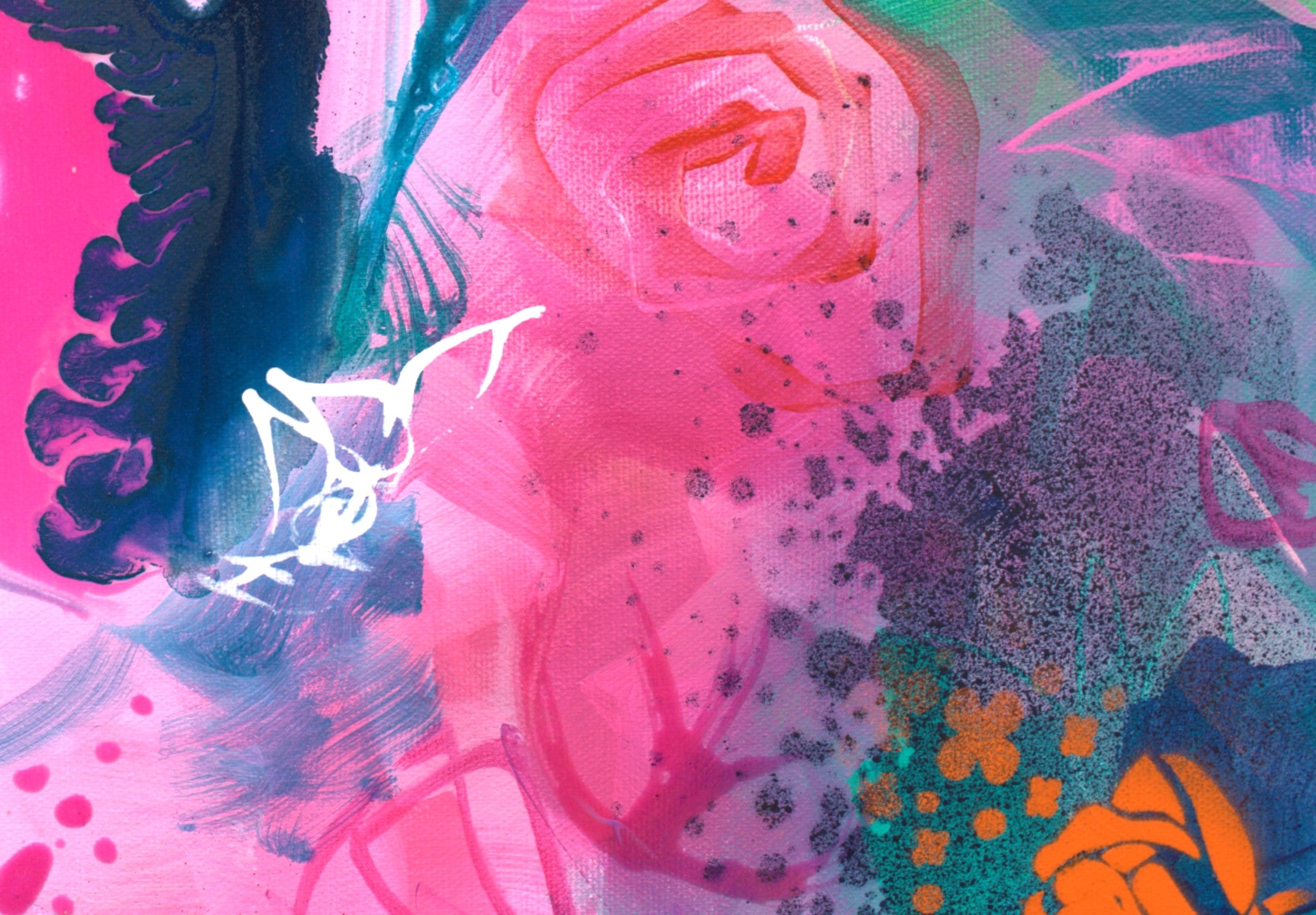 Feel As Free As The Wildflowers - Original Painting by Susan Wooler