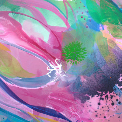 Feel As Free As The Wildflowers - Original Painting by Susan Wooler