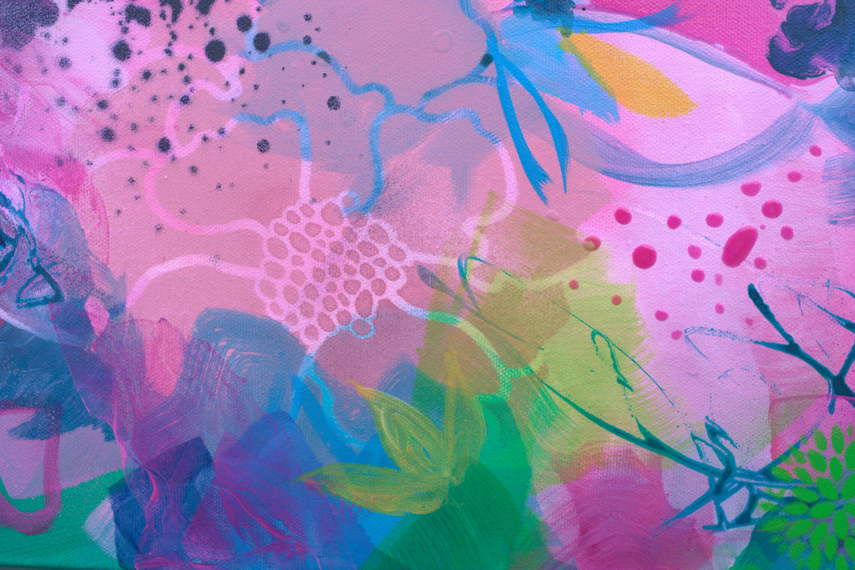 Feel As Free As The Wildflowers - Original Painting by Susan Wooler