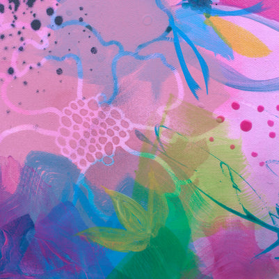 Feel As Free As The Wildflowers - Original Painting by Susan Wooler