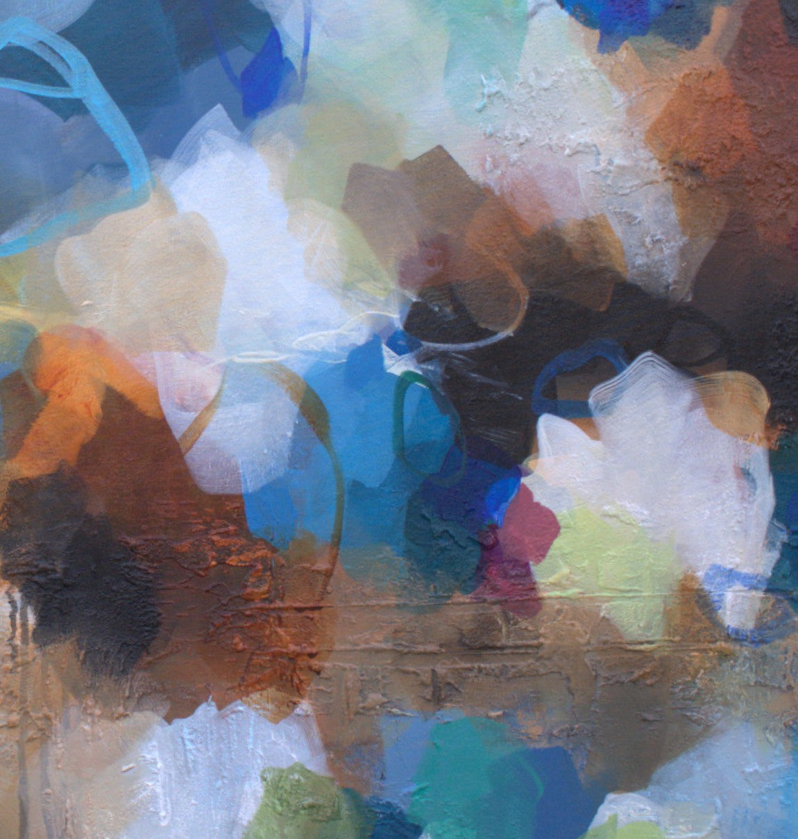 Feel the Earth Beneath Your Feet - Original Painting by Susan Wooler