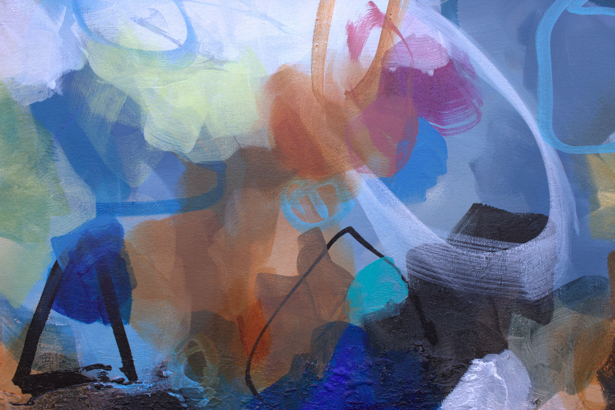Feel the Earth Beneath Your Feet - Original Painting by Susan Wooler