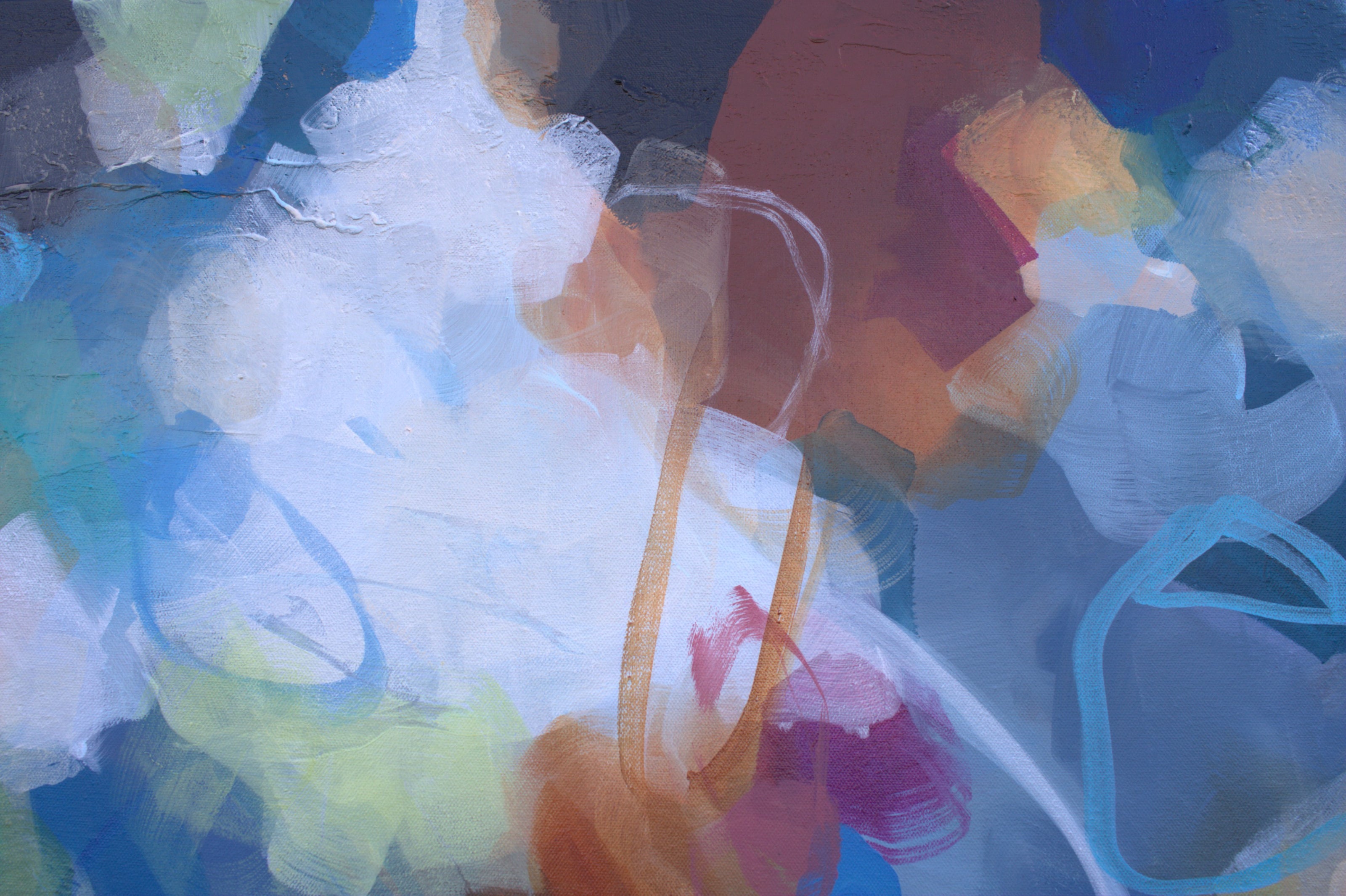 Feel the Earth Beneath Your Feet - Original Painting by Susan Wooler