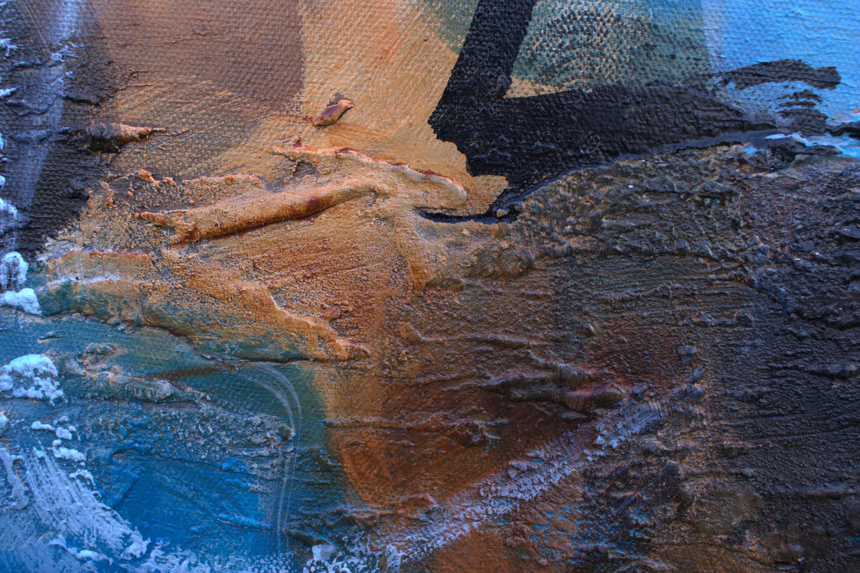 Feel the Earth Beneath Your Feet - Original Painting by Susan Wooler