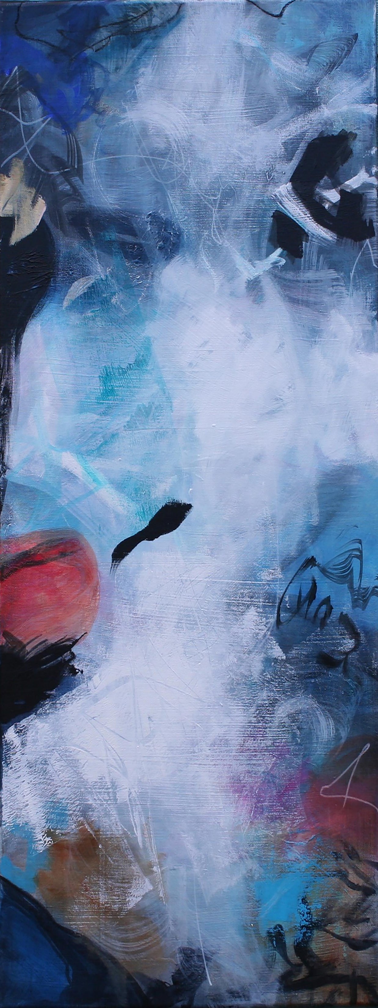 Soft Whispers Triptych - Original Painting by Susan Wooler