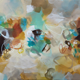 Golden Nectar - Original Painting by Susan Wooler