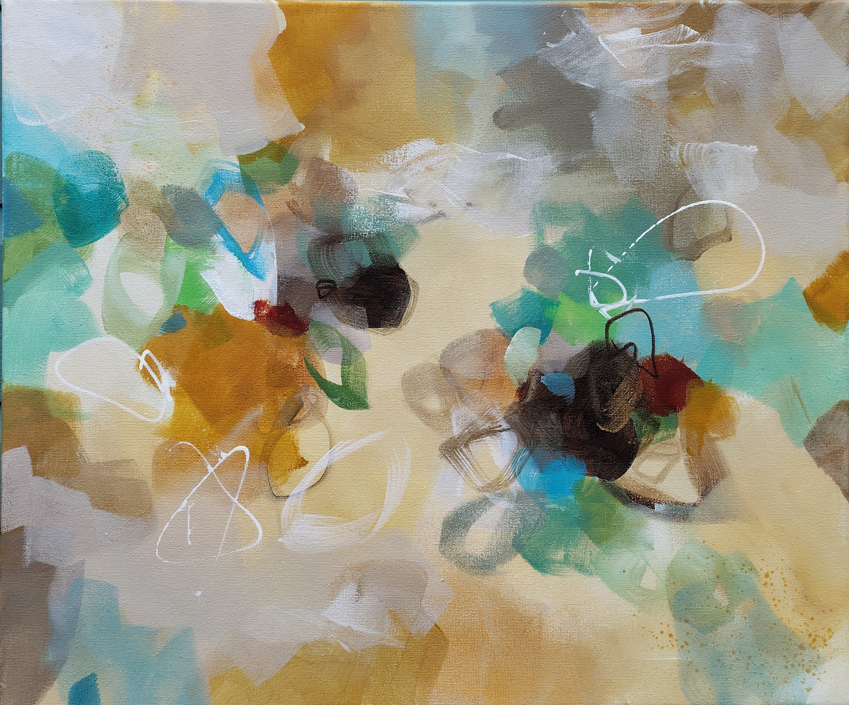 Golden Nectar II - Original Painting by Susan Wooler