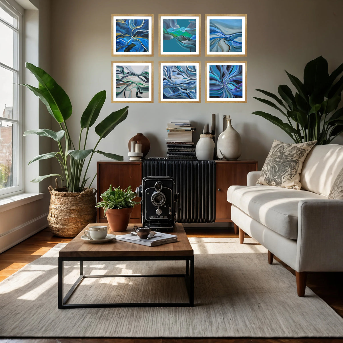 Set of Six Mini Art Prints - Ebb & Flow