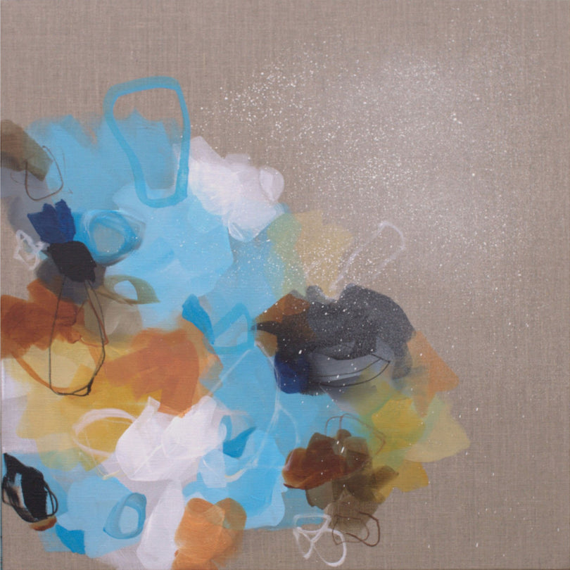 Moving Forward Triptych - Original Painting by Susan Wooler